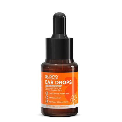 Puainta Quantum Silver Ear Drops - Ultimate Ear Infection Treatment for Dogs and Cats, 30ml Solution for Itchy Ears and Ear Mites