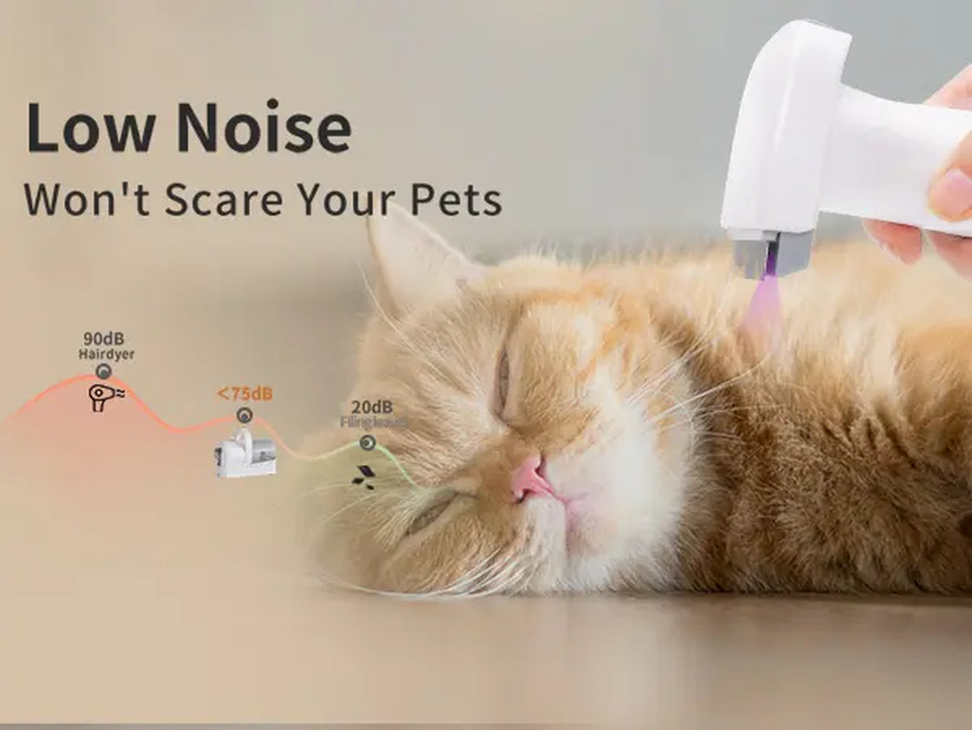 Grooming Vacuum, Dogs Hair Removal Mitts & Rollers,Dog Vacuum Brush for Shedding Grooming, Dog Hair Vacuum Groomer, 7-In-1 Pet Grooming Kit for Cat Dog, Pet Products Paw Trimmer